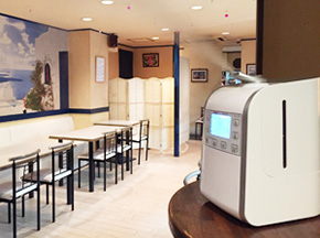 飲食店のテーブルや厨房